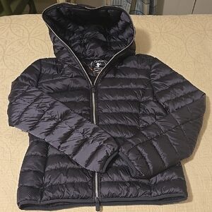 Save The Duck Navy Puffy Coat Size /Medium
